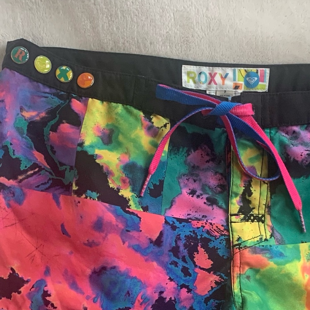 Women’s Roxy Multicolor Patchwork Boardshorts - image 4